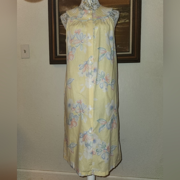 Vintage Yellow Floral Dress By Lara Dee - Picture 6 of 13